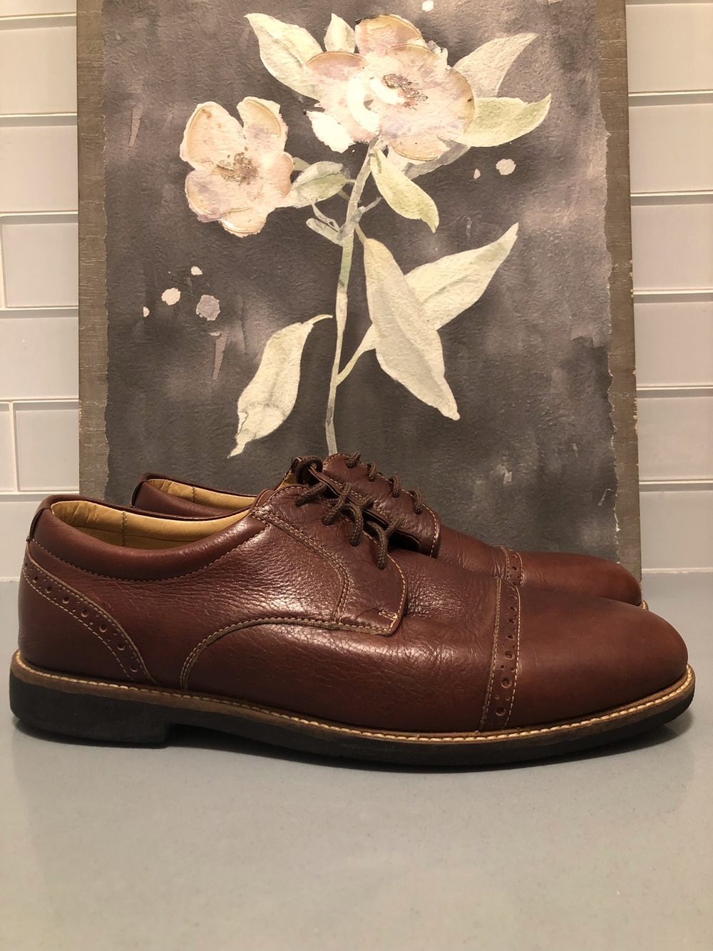 Johnston & Murphy Leather Shoes sz 10.5